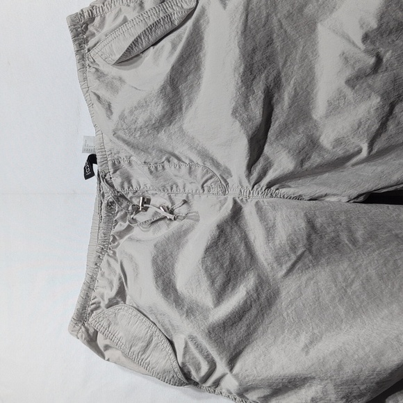 H&M Divided Light Gre Size Small Loose Baggy Drawstring Pants - Picture 2 of 7